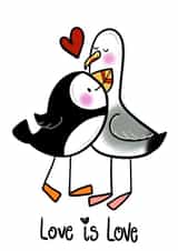 Equal Love, Love Birds Card created by SootysSweetScribbles