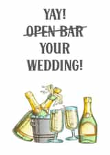 Funny Wedding Card For Couple created by Nidd And Rigg!