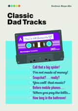 Classic Dad Saying Cassette Mixed Tape created by Andy Ward