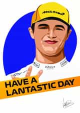 Lando Norris Formula 1 Occasion Card created by Cody's Cards