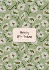 Daisy Birthday card created by Juliana Dabague