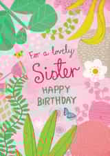 Lovely Sister, floral design created by Pencilface