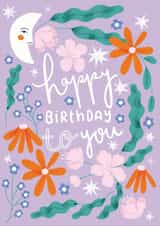 Pretty Birthday Card - Floral - Happy Birthday To You created by Joanna Clay Design