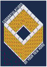 New Home Bricks Card created by Replay Prints