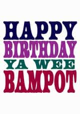 Happy Birthday Bampot created by Dog Came To Stay
