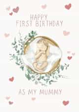 Happy first birthday as my mummy  created by MillennialprintsCo