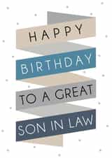 Son in law birthday card created by Kind of Simple Designs