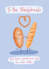 Newlyweds Bread Wedding Card created by Big Pencil Prints