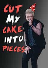 Papa Roach Rock/Metal Birthday Card created by Daft as Duck