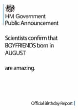 Boyfriend HM Government Announcement! created by Art Thunderclap