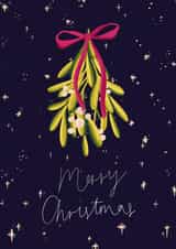 Merry Christmas Mistletoe Card created by Charlotte Nicholson Design