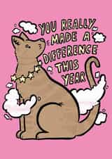 You really made a difference this year! created by Kate Wand
