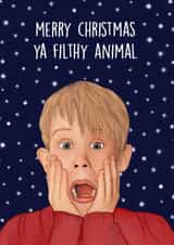 Merry Christmas ya Filthy Animal! created by Poppy & Mabel 