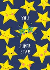 Super star, well done card created by Nicola Watson