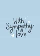 With Sympathy & Love Card created by Fliss Muir