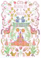 Fairytale Unicorn Birthday Card created by Owen & Wolfey