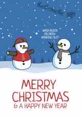 The Gym Busting Christmas Snowman created by NerdShizzle