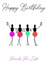 Happy Birthday Friends for Life created by It's A Sign Of The Time