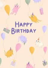 Happy Birthday created by Diana Malinovskaya