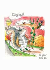 New Job Squirrel Card  created by Vicky Kuhn