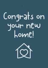 New Home Card - Congrats on your new home! created by A Bee's Designs