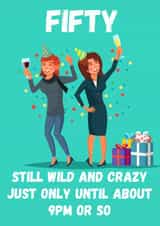 Funny 50th Birthday Card 1015 created by SIMO 08