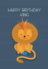 lion birthday card created by Paper Valley Design Studio