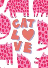 Cat Love Card created by Lora O’Callaghan