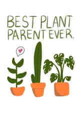 Plant Parent card created by botany babes
