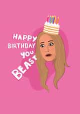 Kim Richards - Happy Birthday You Beast - Real Housewives of Beverly Hills created by PonyChops