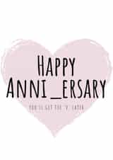 Funny Anniversary Card 1002 created by Aimee Ashton