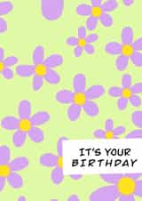 Happy birthday card. It is your birthday created by Ainur