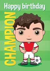 Cute Arsenal football birthday card for boys created by essjay