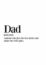 Dad Funny Definition Card created by Courtney Kelly