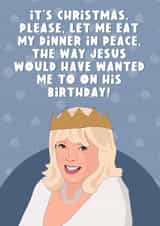 Pam Shipman - Gavin and Stacey - Funny - Cheeky - Iconic - Quote - Jesus - Christmas Card created by The Foxy Lemon Co.