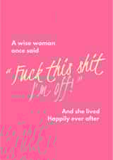 A cheeky leaving card for colleague  created by CreatedbyMe Sean