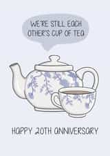 Happy 20th Anniversary Card China created by Creaternet