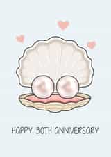 Happy 30th Anniversary Card Pearl created by Creaternet