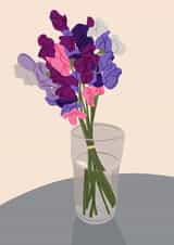 Hey Sweat Pea Greetings Card created by Georgia Ropek