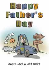 Dads taxi birthday card created by Designs on 622