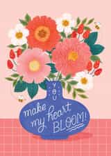 Heart Bloom Florals created by Paper Raven Co.