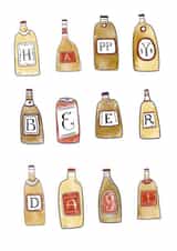 Happy Beer Day birthday card created by Nic Squirrell