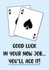 Good luck in your new job created by Michael Cutler
