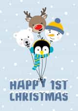 Balloonimals Happy 1st Christmas created by Macie Dot Doodles