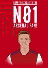 Martin Odegaard Birthday Card created by Elgo Designs