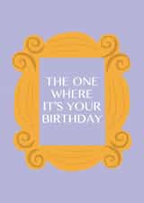 TV show Birthday card created by Shannon Fletcher