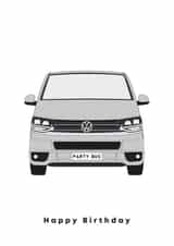 VW Transporter / Camper Birthday Card created by Cobbydale Creative