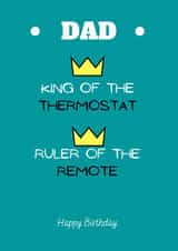 King of the Thermostat! created by BirdyCards