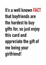 Boyfriends are hard to buy for created by Accidental Artist