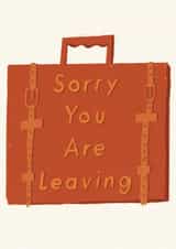 Sorry you are Leaving Briefcase Card created by Yan Yu Lee